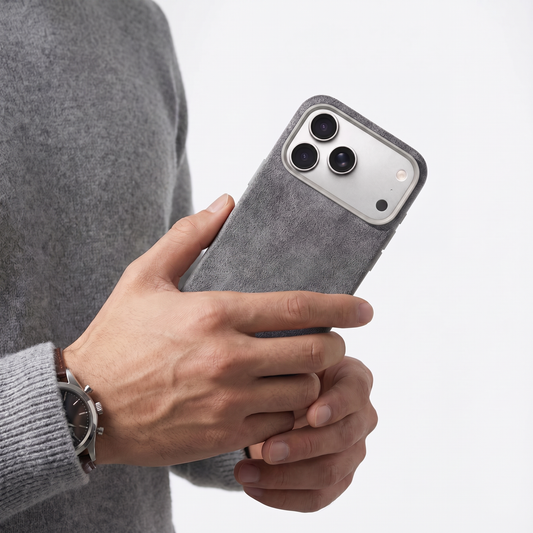 iPhone 18 Pro - Alcantara Case - Nardo Gray