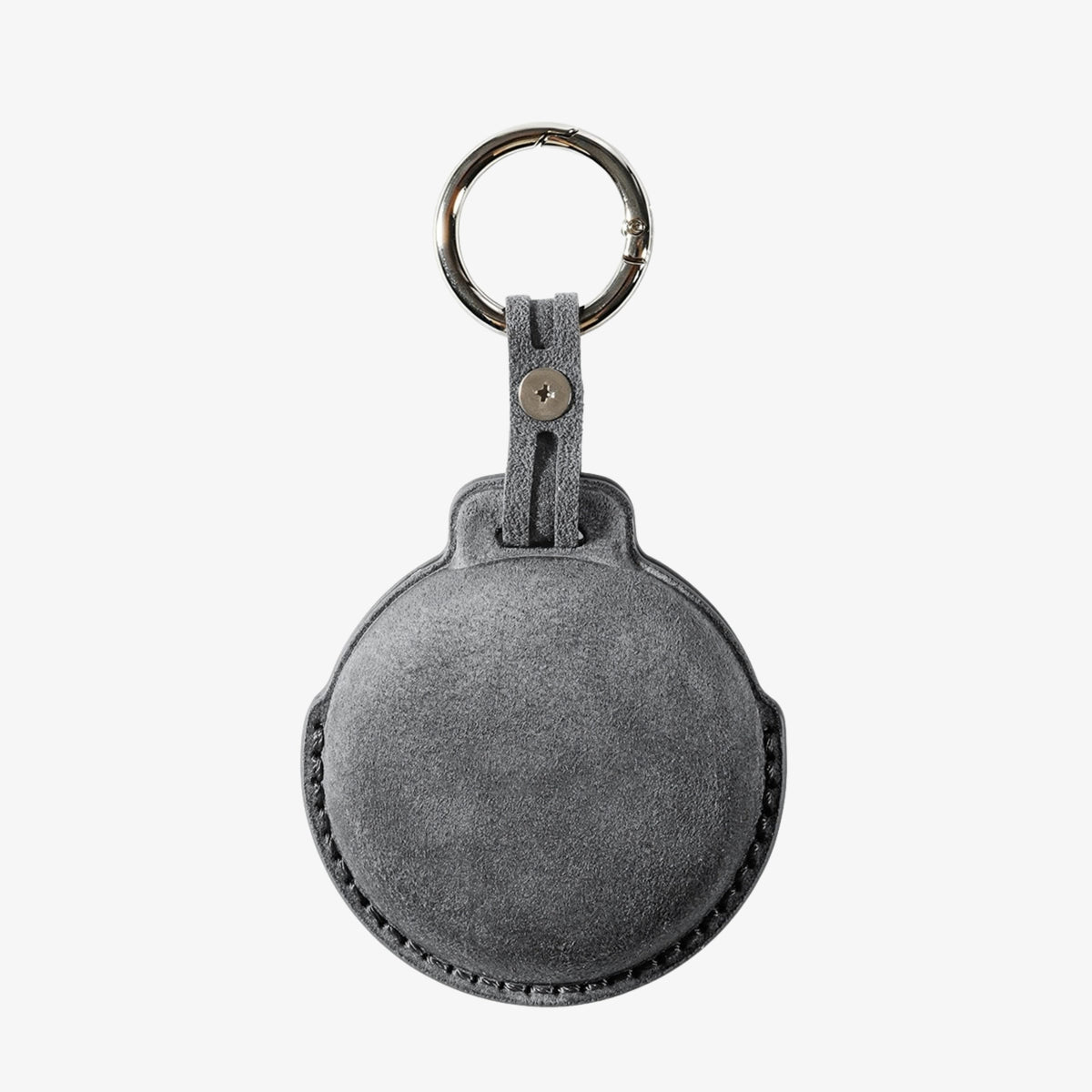 Alcantara Car Key Fob Cover for Smart Model A - Space Grey