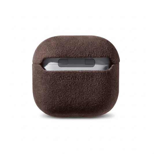 AirPods (4th generation) Alcantara Case - Chocolate Brown