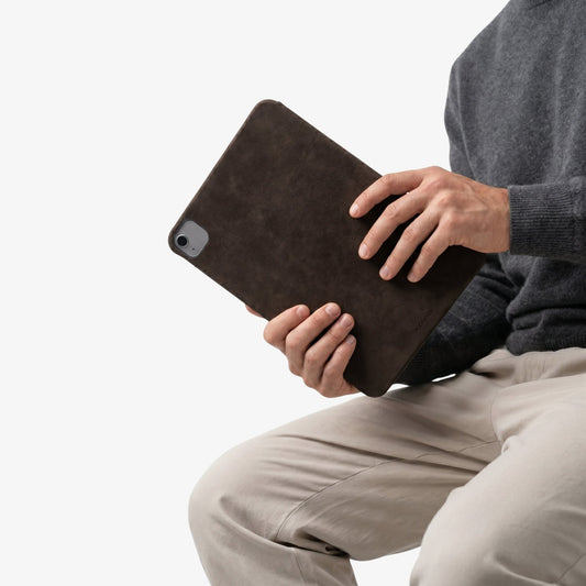 Alcantara iPad Cover - For iPad Air 2026 (13 inch) - Chocolate Brown