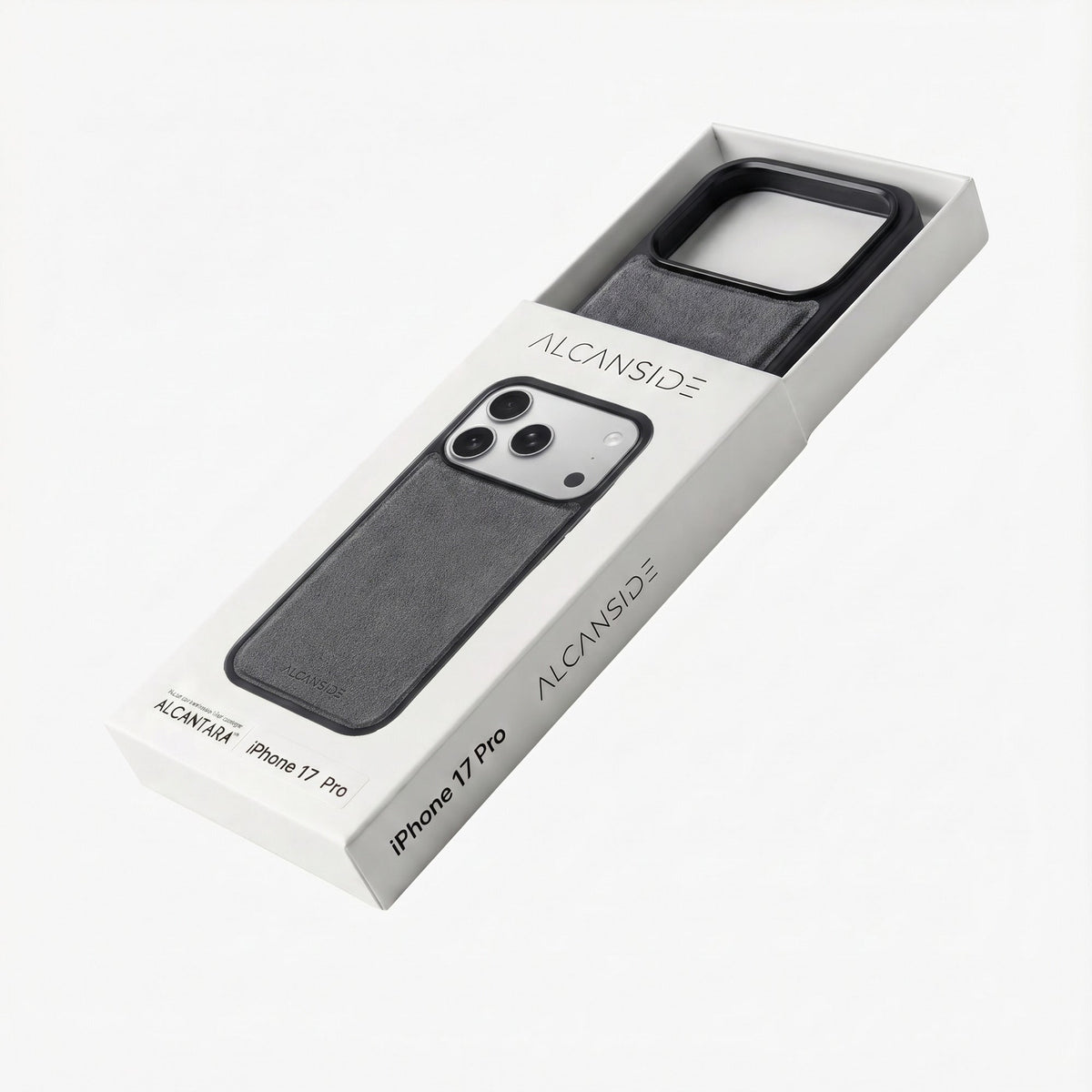 iPhone 17 Pro - Alcantara Back Cover - Nardo Gray