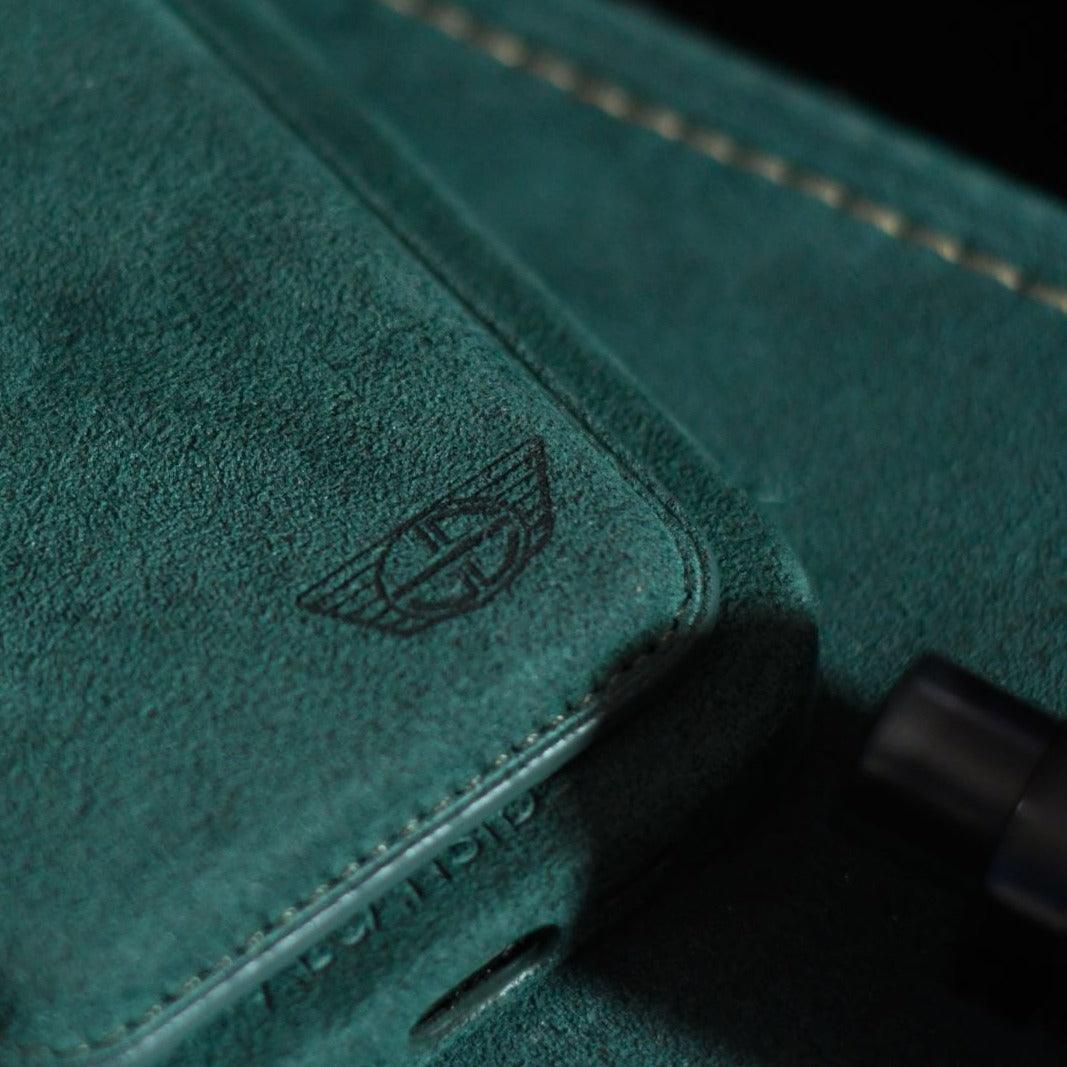 Donkervoort - Alcantara MagSafe Wallet - Midnight Green