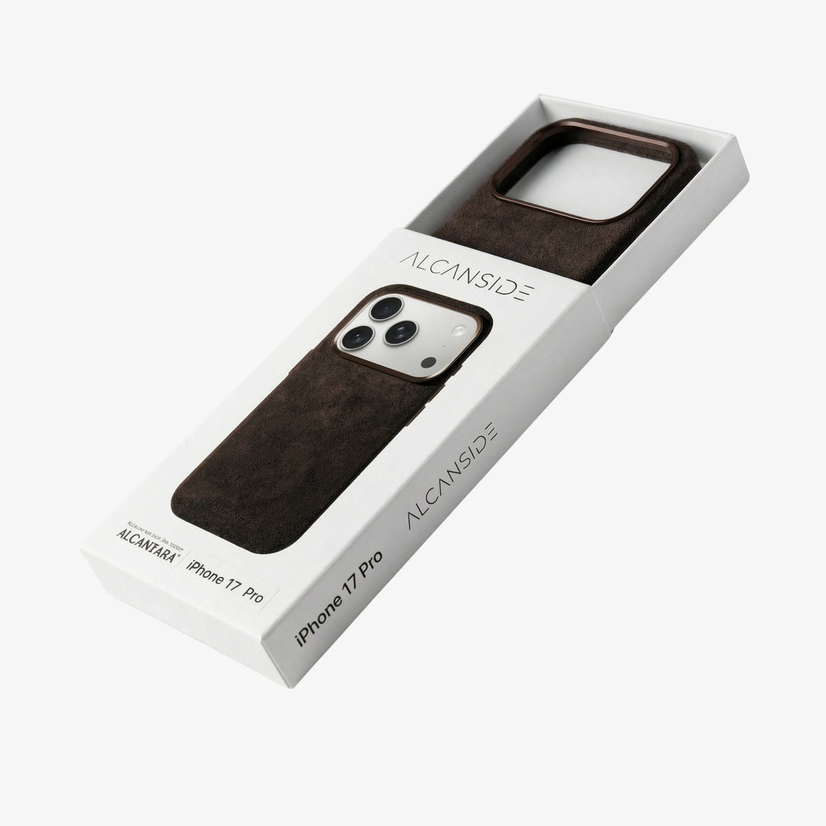 iPhone 17 Pro - Alcantara Case - Chocolate Brown