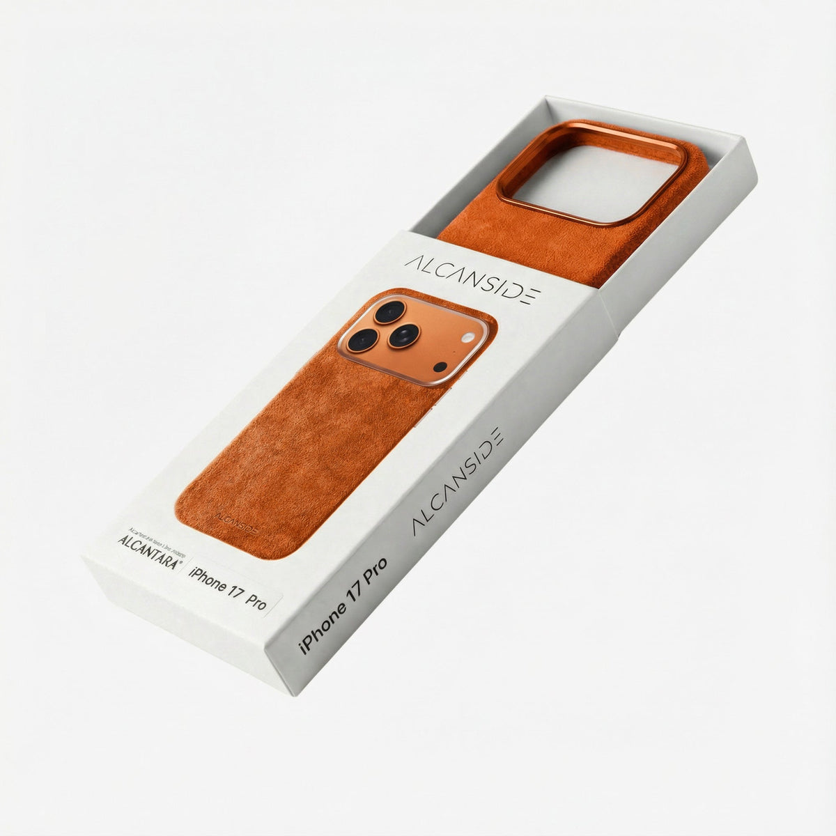 iphone alcantara case - Orange
