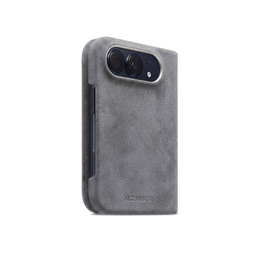 iPhone Duo - Alcantara Folio - Nardo Gray