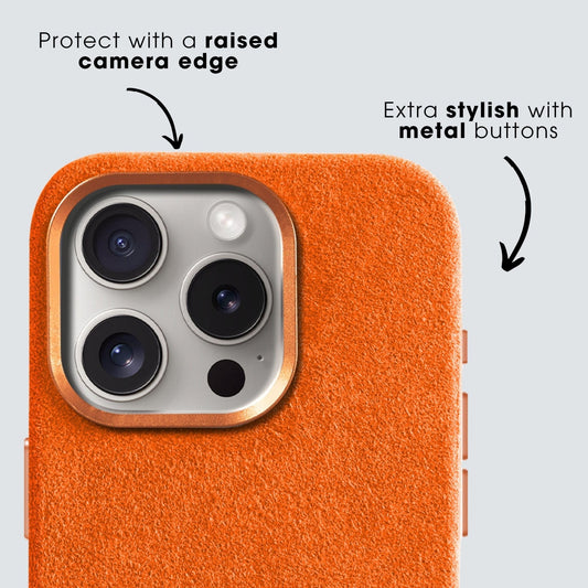 Limited Edition - iPhone X & XS - Alcantara Case - Orange