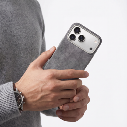 iphone 18 pro max alcantara case - Nardo Gray