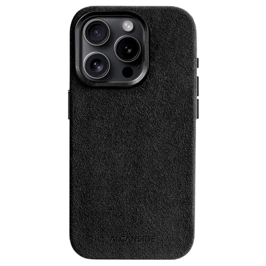iPhone 15 Pro - Alcantara Case - Deep Black