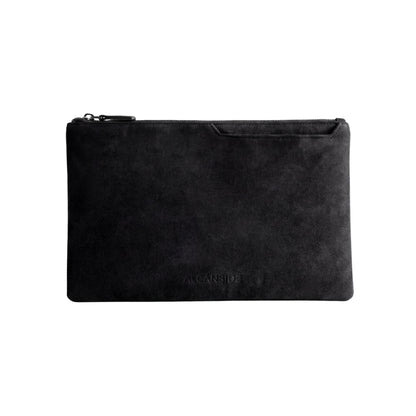 Alcantara Pouch - Deep Black
