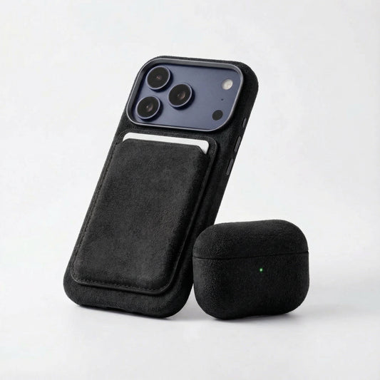 AirPods Pro (2nd Generation) Alcantara Case - Deep Black