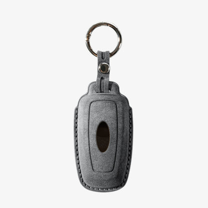 Alcantara Car Key Fob Cover for Ford  Model A - Space Grey