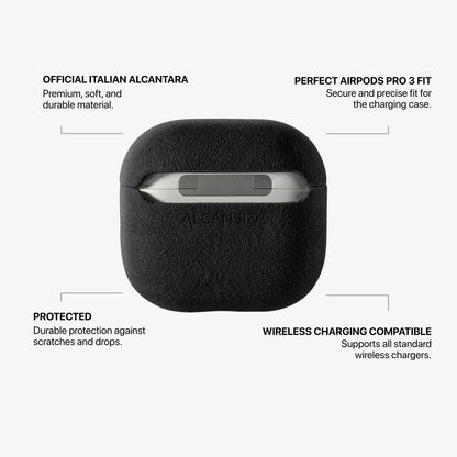 AirPods (4th generation) Alcantara Case - Deep Black