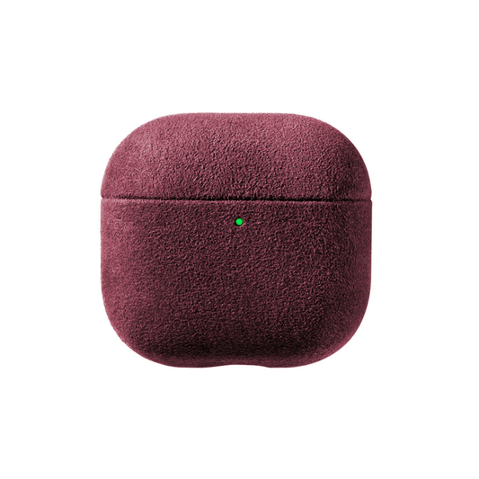 AirPods (5th generation) Alcantara Case - Wine Red