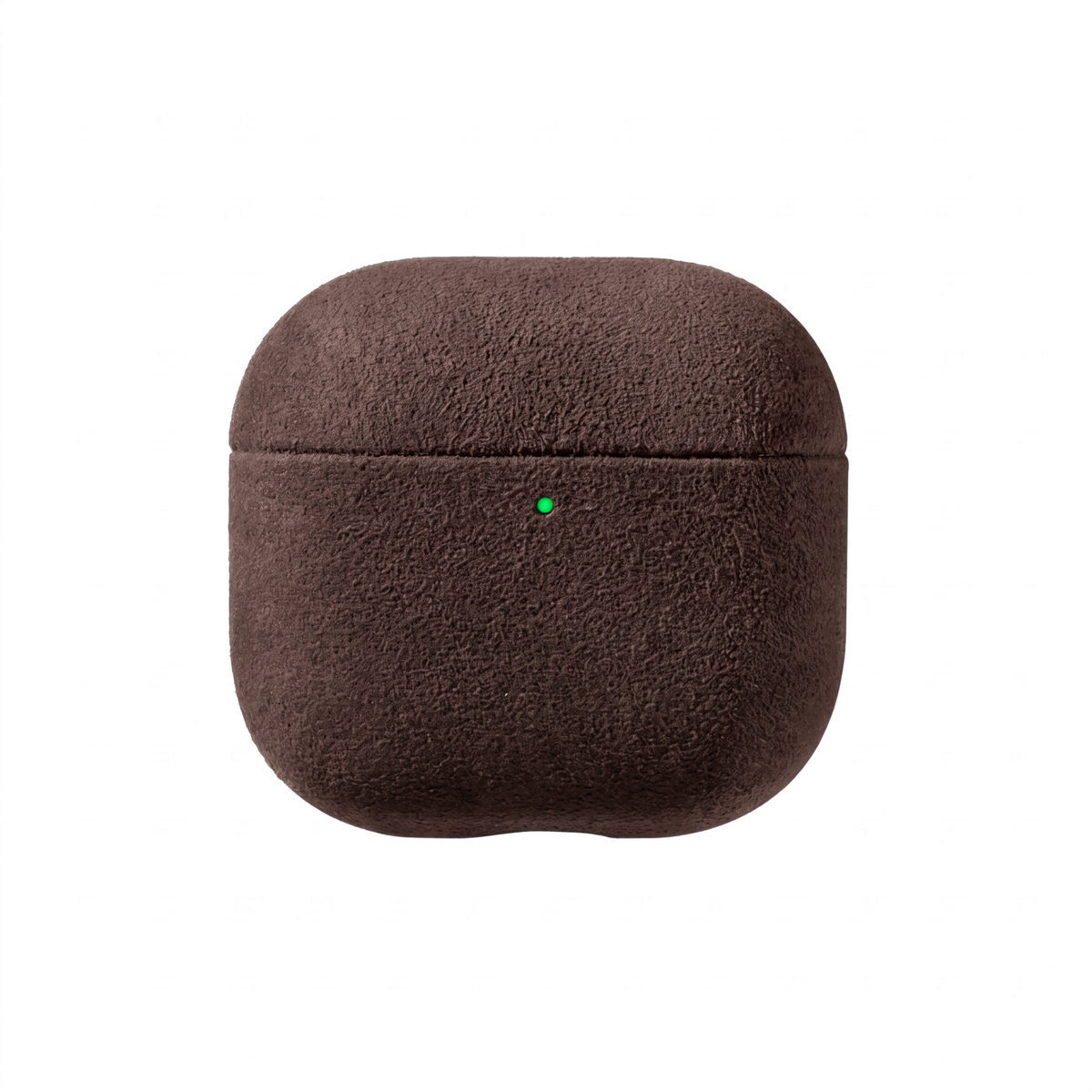 AirPods (4th generation) Alcantara Case - Chocolate Brown