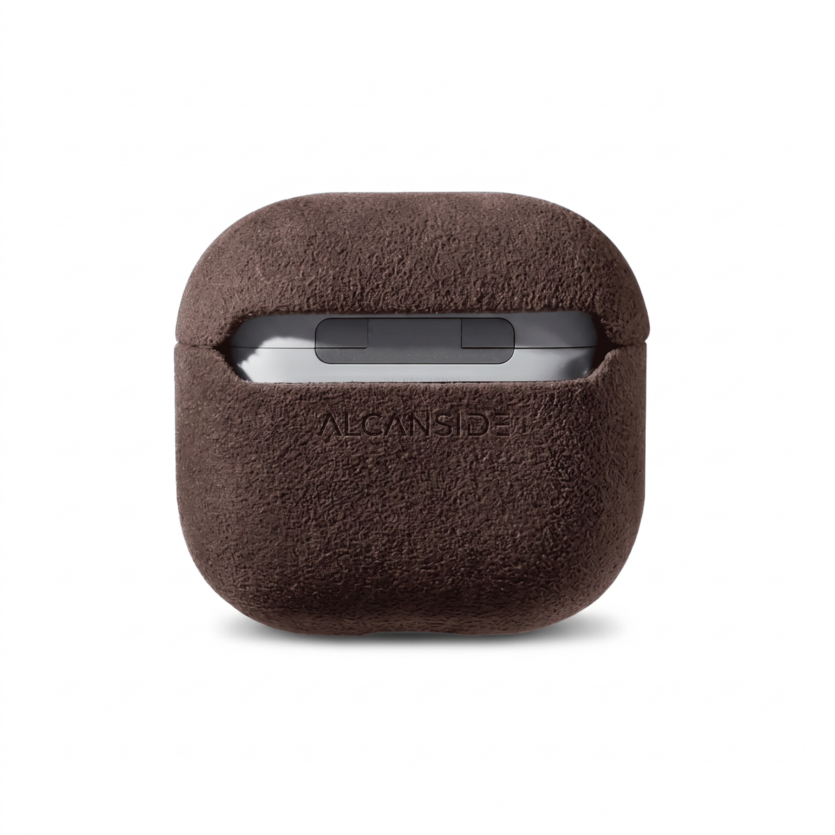 AirPods (4th generation) Alcantara Case - Chocolate Brown