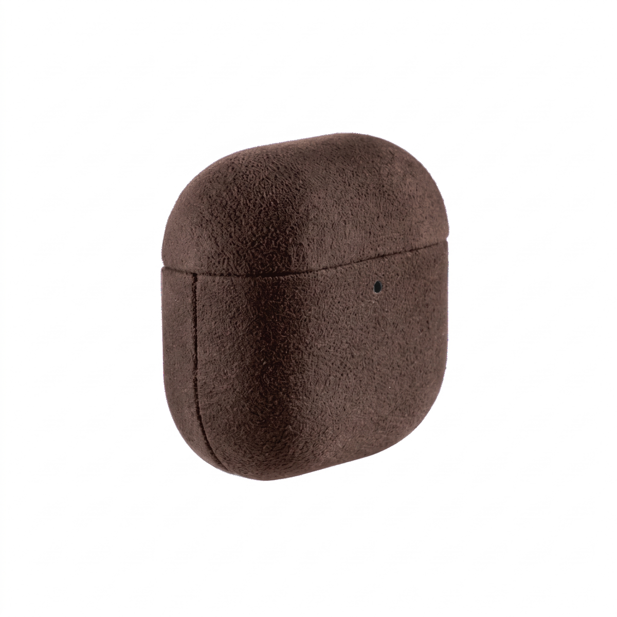 AirPods (4th generation) Alcantara Case - Chocolate Brown