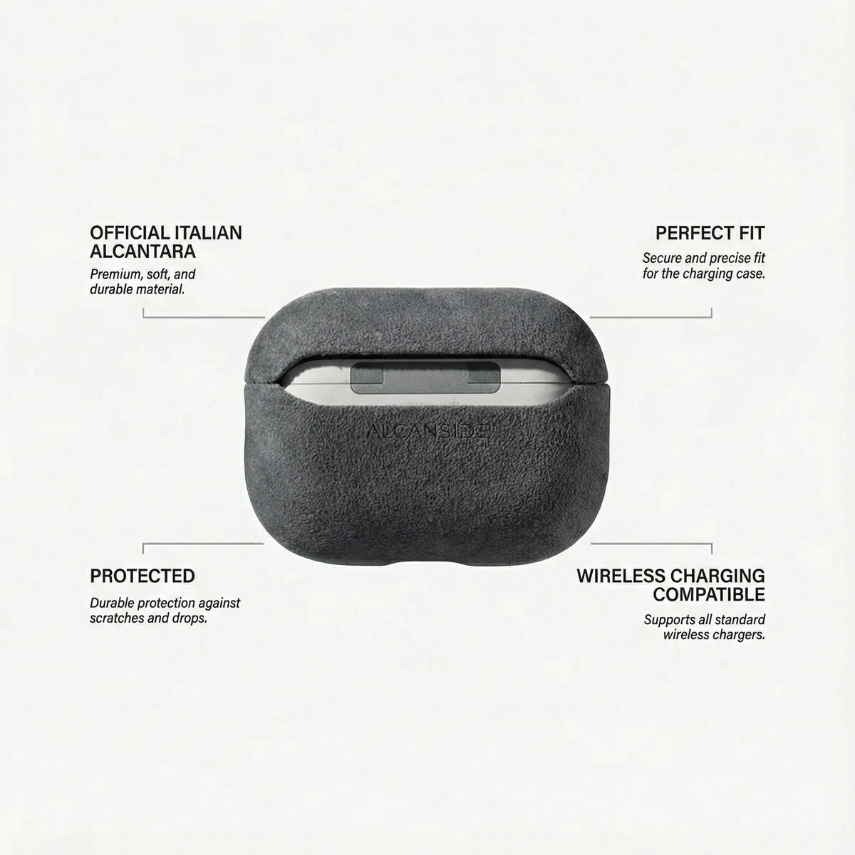 AirPods Pro Alcantara Case - Space Grey
