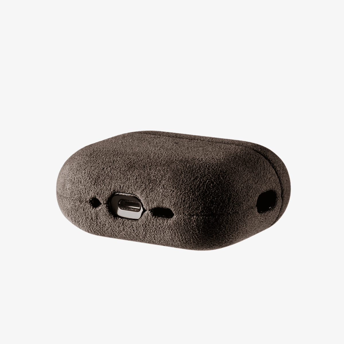 AirPods Pro (2nd Generation) Alcantara Case - Chocolate Brown