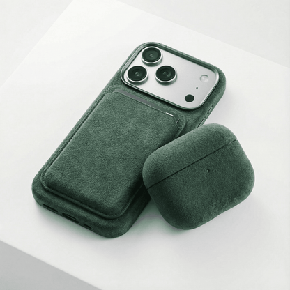 AirPods Pro (2nd Generation) Alcantara Case - Midnight Green