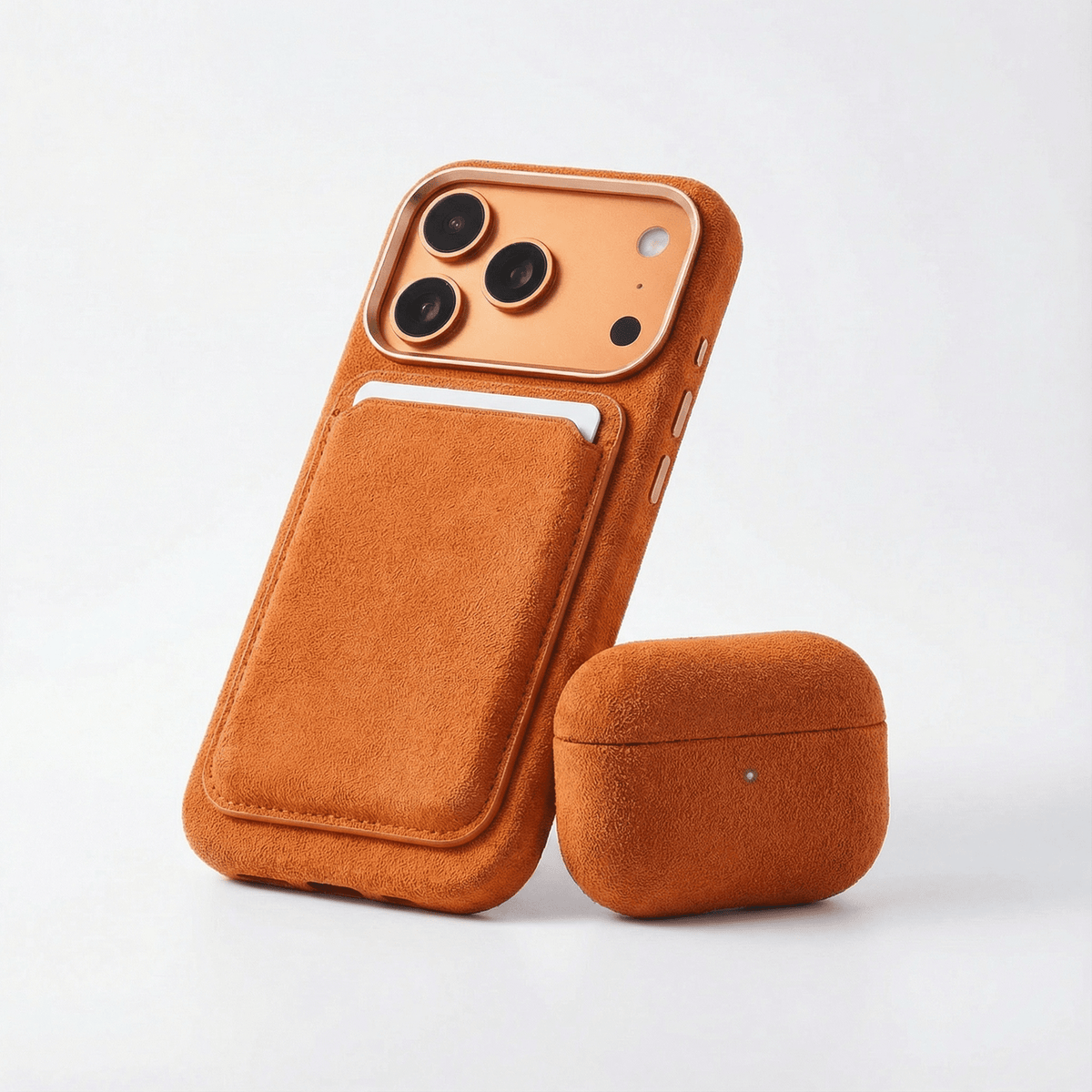 AirPods Pro (3rd Generation) Alcantara Case - Orange