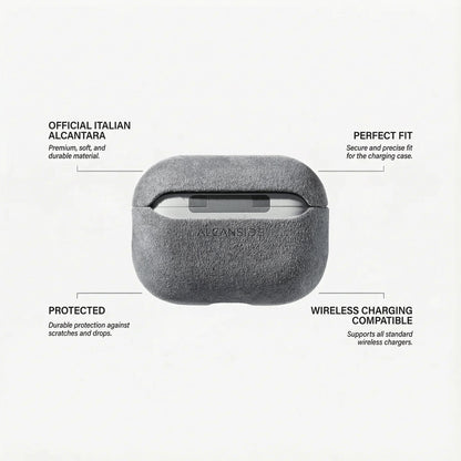 AirPods Pro Alcantara Case - Nardo Gray