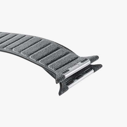 alcantara apple watch band - Nardo Gray