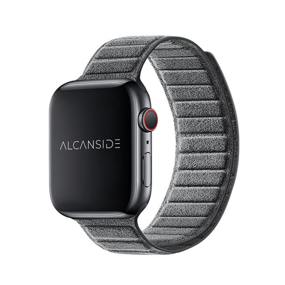 alcantara apple watch band - Nardo Gray
