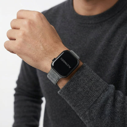 alcantara apple watch band - Nardo Gray