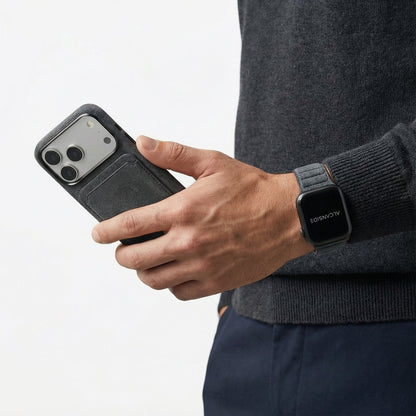 alcantara apple watch band - Space Grey