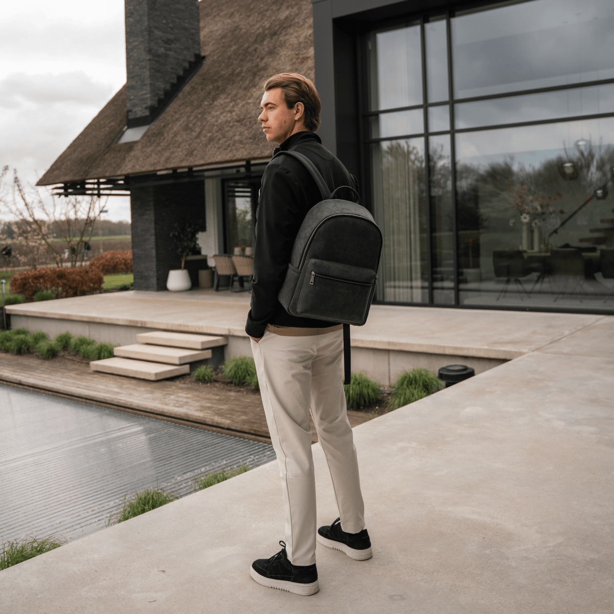 Alcantara Backpack - Space Grey