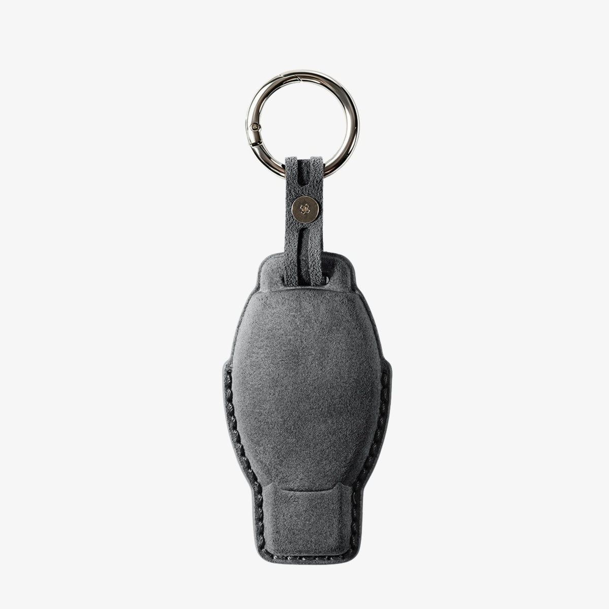 Alcantara Car Key Fob Cover for Mercedes -Benz Model B with Buckle - Space Grey