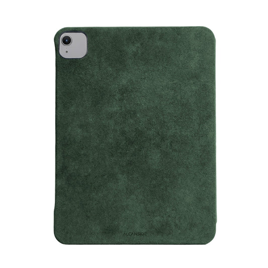 Alcantara iPad Cover - For iPad Air 11 inch (2024/2026) - Midnight Green