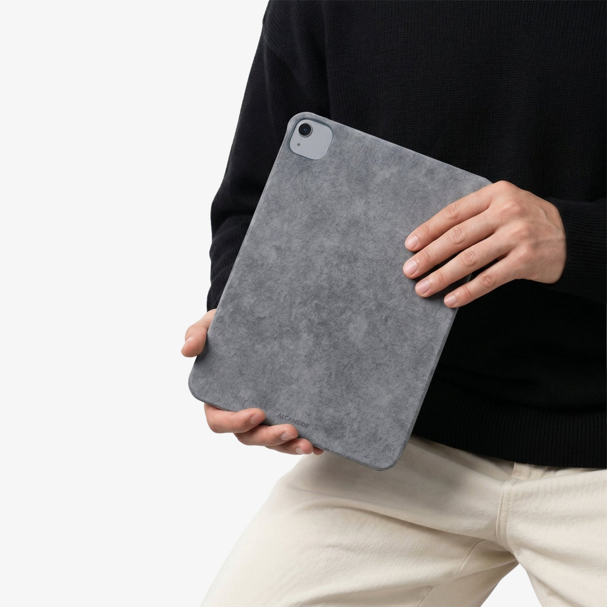 Alcantara iPad Cover - For iPad Air 2026  (13 inch) - Nardo Gray