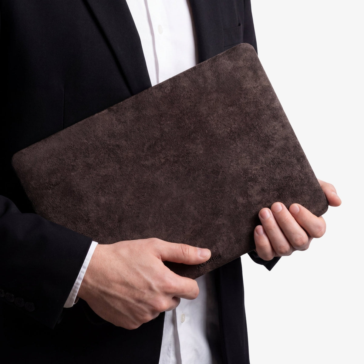 Alcantara MacBook Air Cover - For 13.6 inch (2022 M2 - 2025 M4) - Chocolate Brown