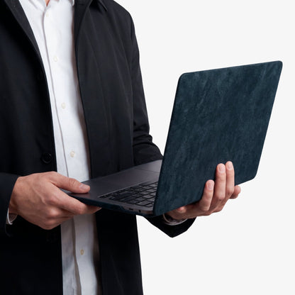 Alcantara MacBook Pro & Pro Max Cover - For 16 inch (2021-2024) - Navy Blue