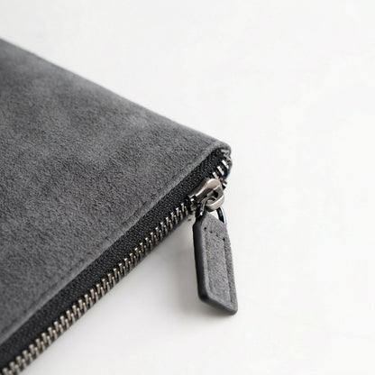 Alcantara Pouch - Nardo Gray