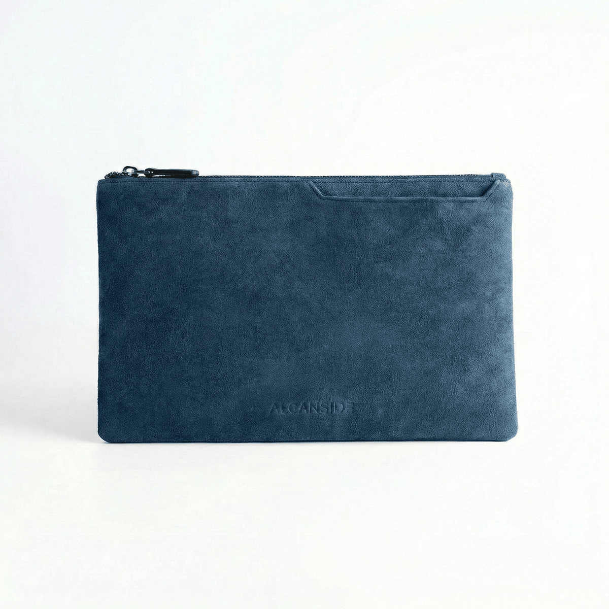 Alcantara Pouch - Ocean Blue