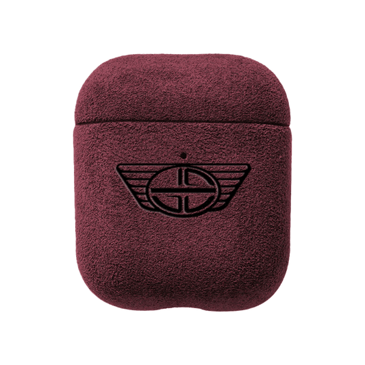 Donkervoort - AirPods 1/2 Gen Alcantara Case - Wine Red