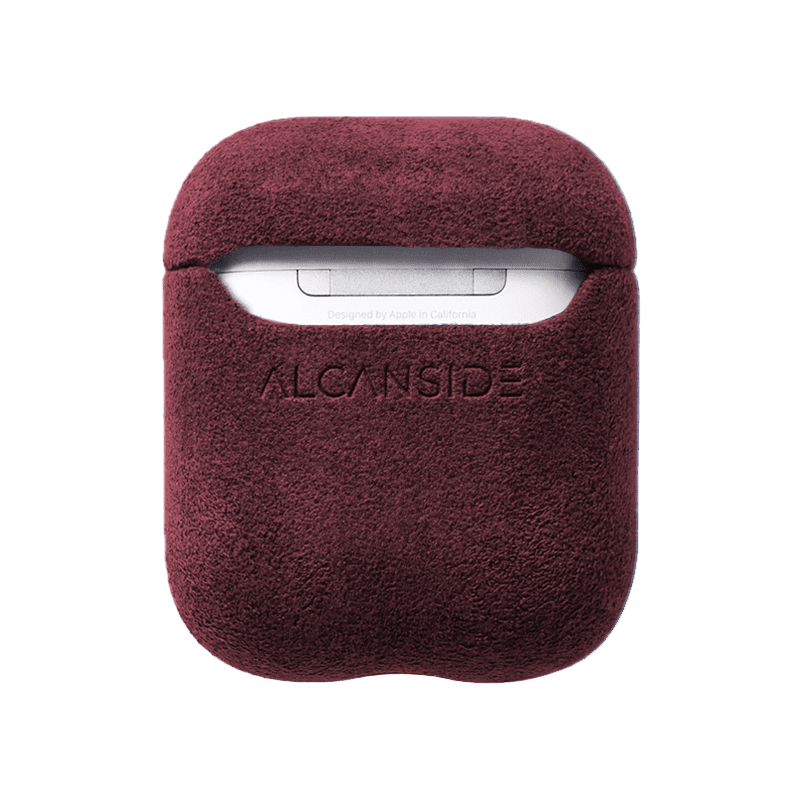 Donkervoort - AirPods 1/2 Gen Alcantara Case - Wine Red