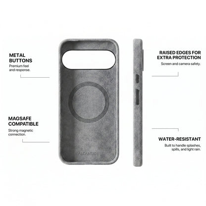 Google Pixel 10 - Alcantara Case - Nardo Gray