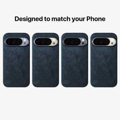 Google Pixel 10 - Alcantara Case - Navy Blue