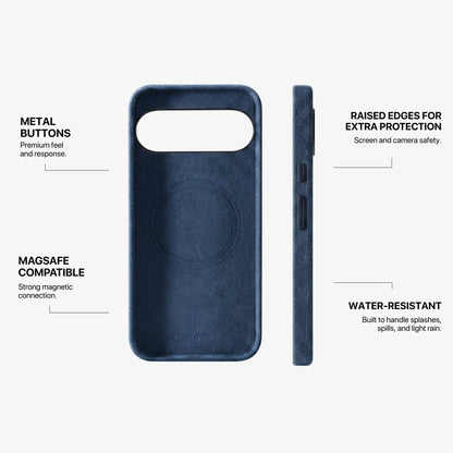 Google Pixel 10 - Alcantara Case - Navy Blue