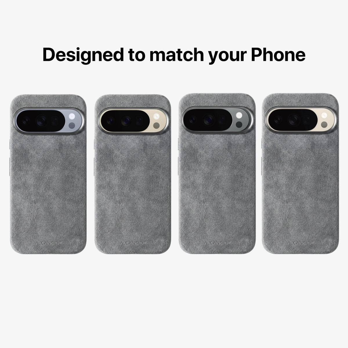 Google Pixel 10 Pro - Alcantara Case - Nardo Gray
