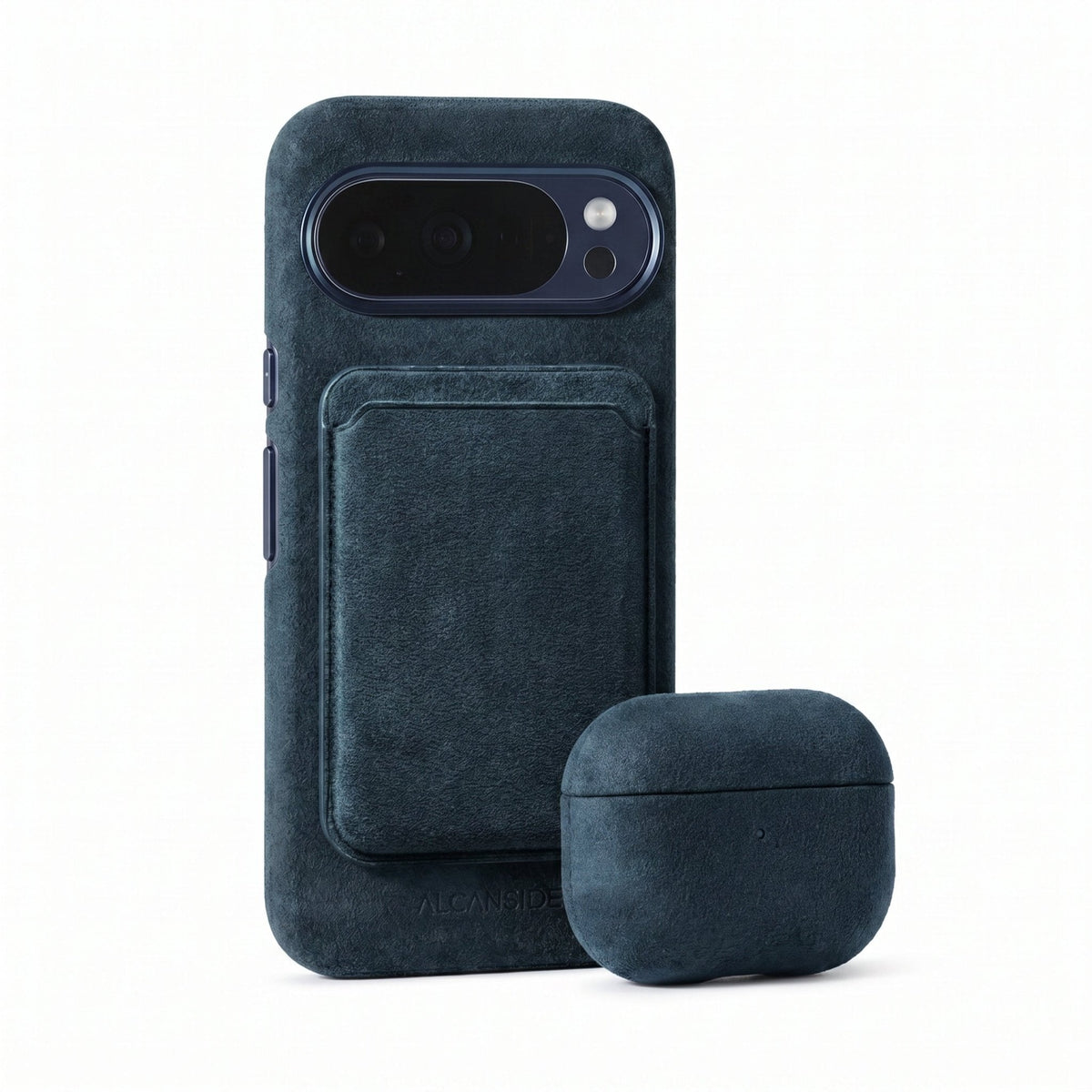 Google Pixel 10 Pro - Alcantara Case - Navy Blue