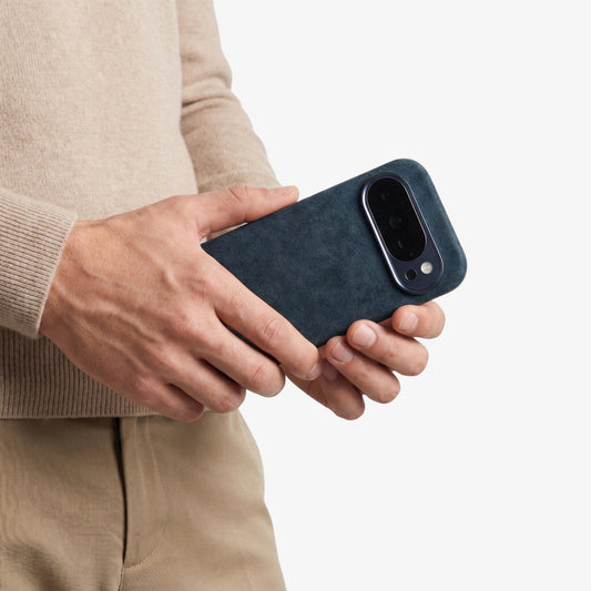 Google Pixel 10 Pro - Alcantara Case - Navy Blue
