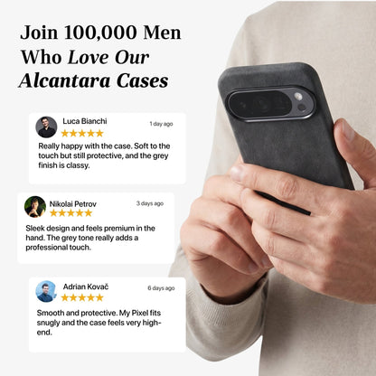 Google Pixel 10 Pro - Alcantara Case - Space Grey