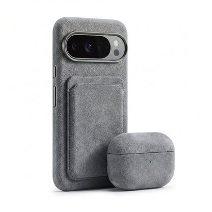Google Pixel 10 Pro XL - Alcantara Case - Nardo Gray
