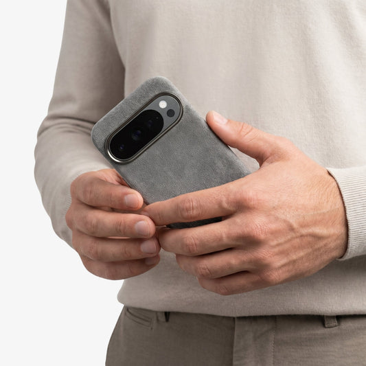 Google Pixel 10 Pro XL - Alcantara Case - Nardo Gray