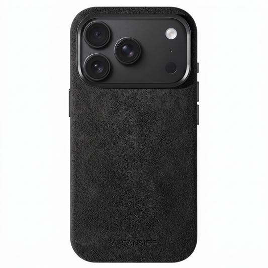 iPhone Alcantara Case - Deep Black