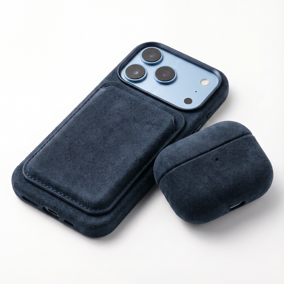 iPhone 18 Pro Max - Alcantara Case - Navy Blue